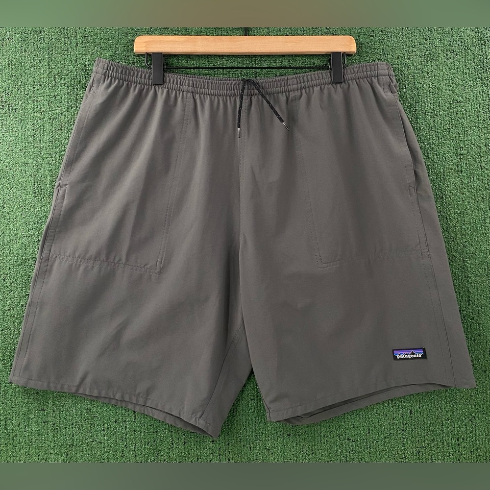 Patagonia Baggies Long Dark Grey Unlined Shorts Men’s Size XL
